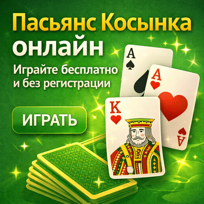 Пасьянс Косынка — играть онлайн бесплатно без регистрации